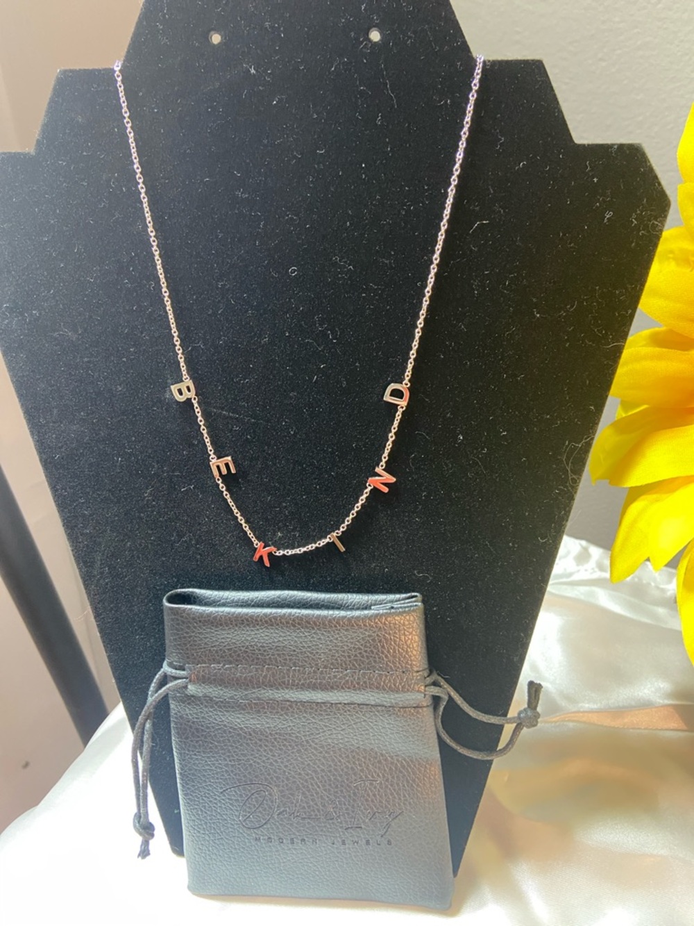 NWOT- Oak & Ivy Be Kind 19” Silver Necklace